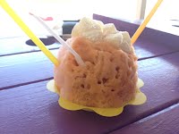 The aforementioned shaved ice. Best on the island is Ululani's Shaved Ice.